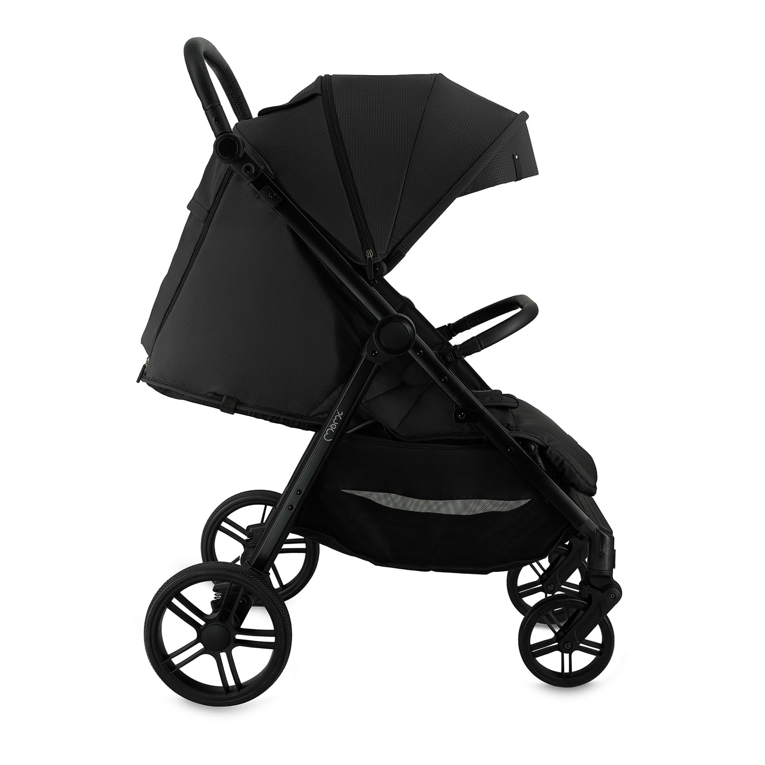 Silla de paseo MoMi CLARA a partir de 6 meses, hasta 22 kg de peso corporal, arnés de seguridad de 5 puntos, cubrepiernas, portavasos, cesta de compra, bolso, mosquitera, protector de lluvia