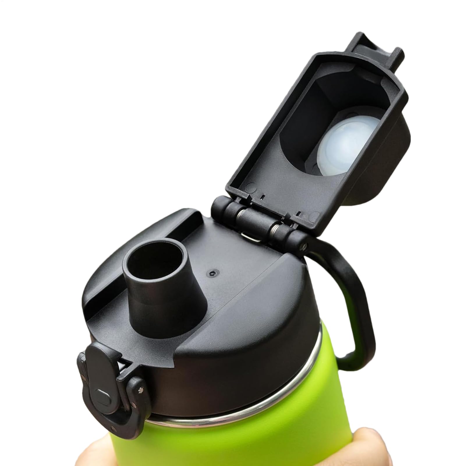 Spout Lid Replacement, Replacement Auto Top Lid Wide Mouth, Safe ConvenientWater Bottle Top Spout for Home School Gym