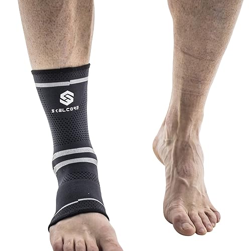 Miniatura 6 de Skelcore Manga de compresión para tobillo - Alivia la tendinitis de Aquiles, dolor en las articulaciones. Calcetín para fascitis plantar con soporte