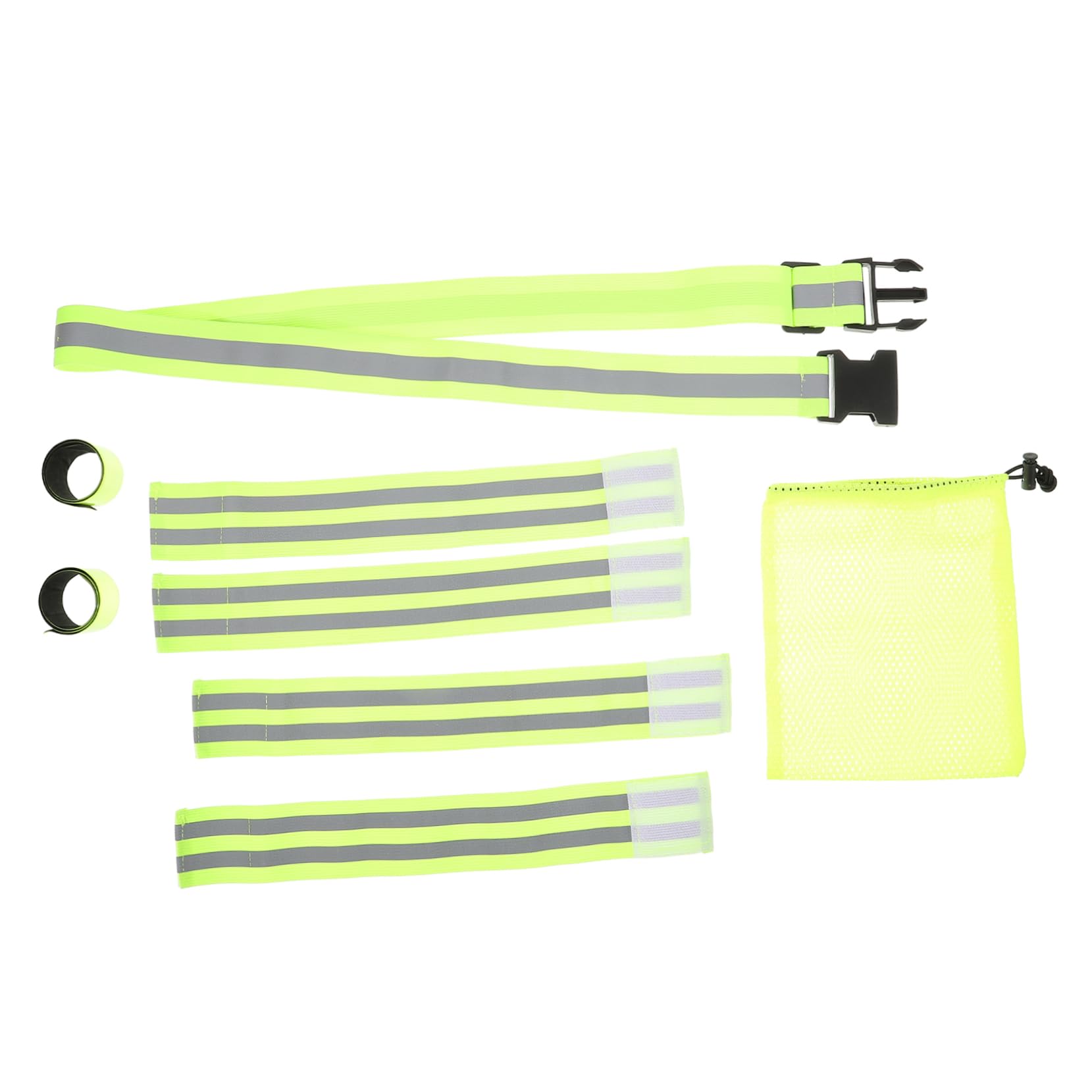 ibasenice Reflektierendes Reitband Armband Handgelenkband Lampengürtel Laufgürtel Reflektierende Laufausrüstung Reflektierende Bänder Armband Reflexgürtel Schärpe Hochheller