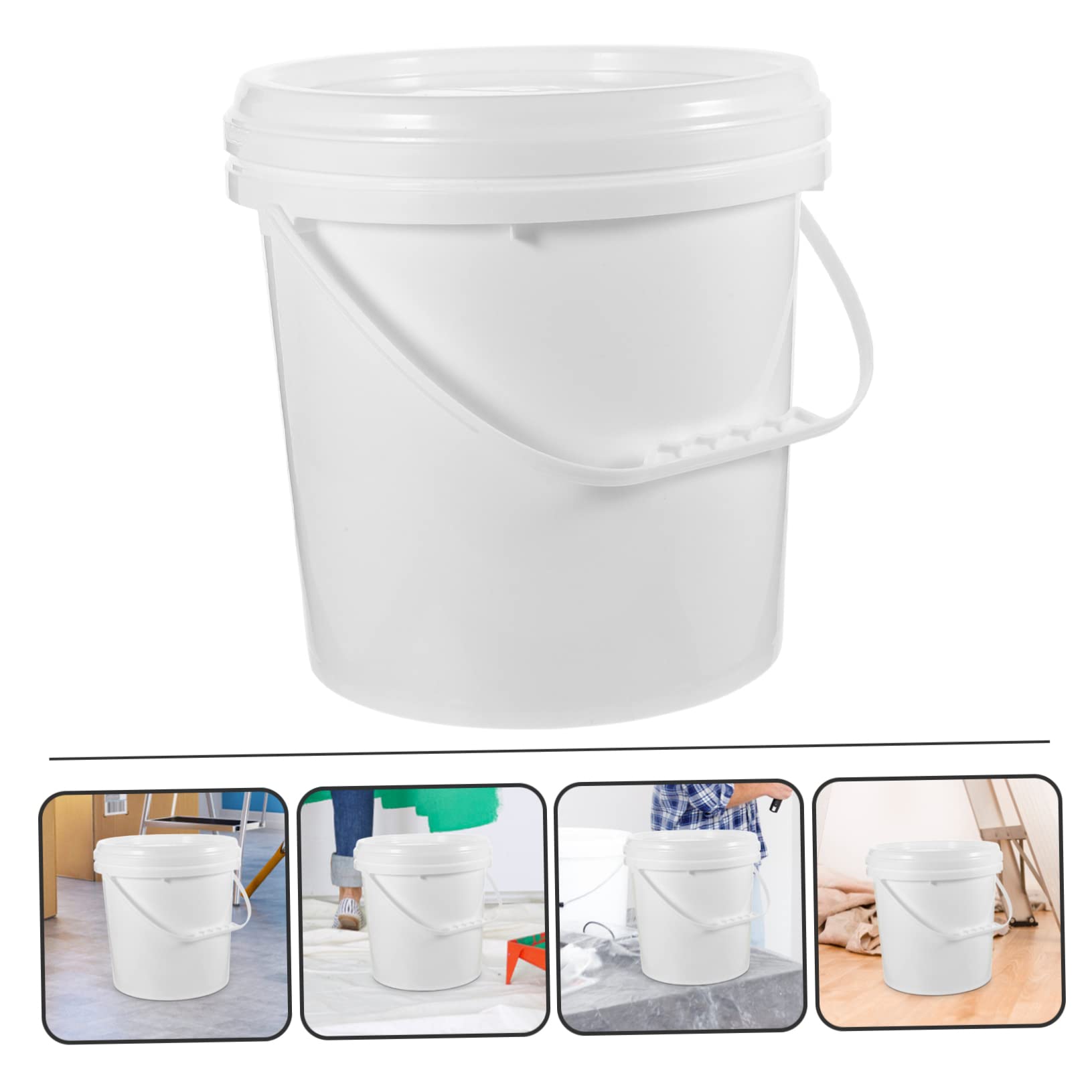 Holibanna Cubo De Pintura para Contener Pigmentos Cubo De Arte con Tapa para Almacenamiento De Pintura Vacío