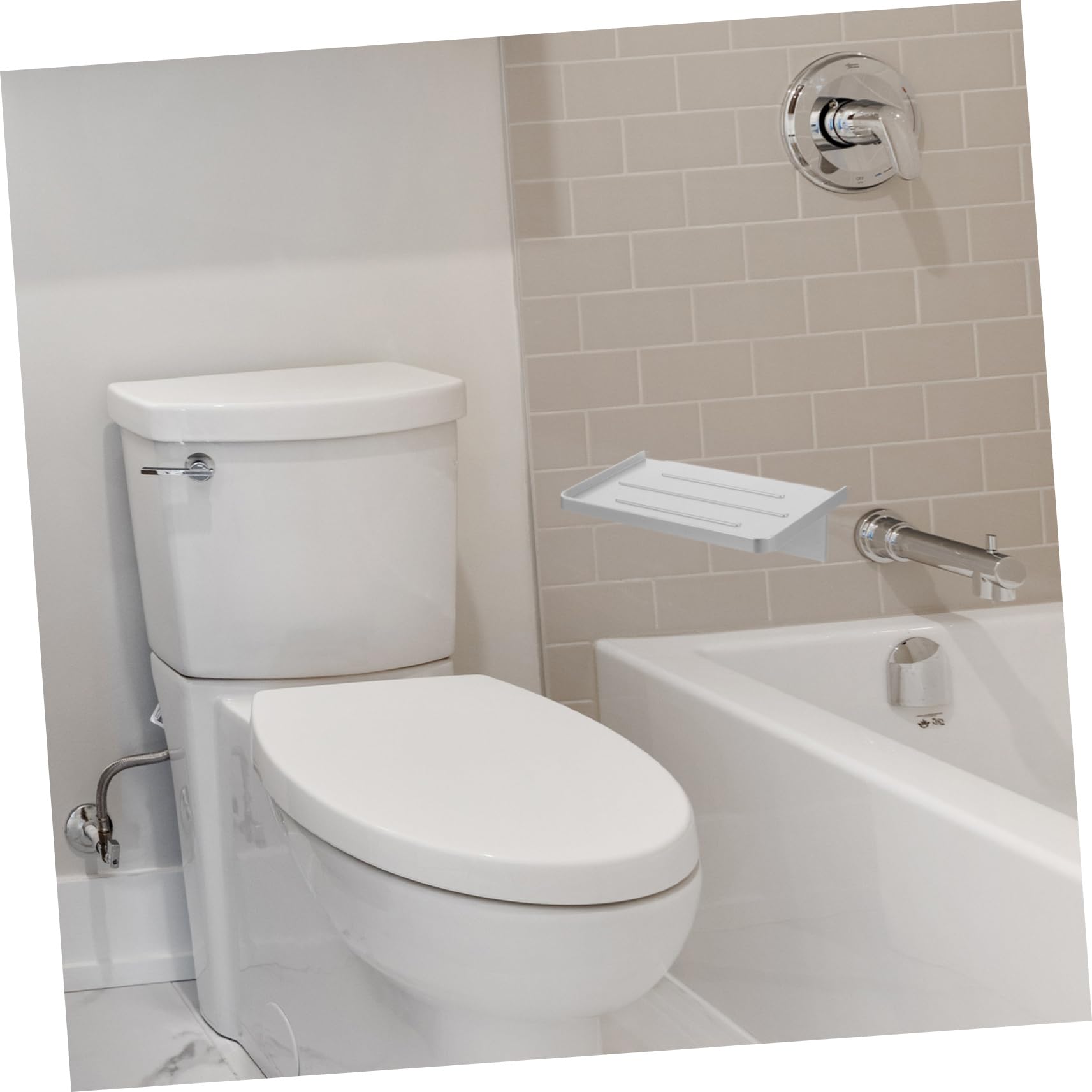 UKCOCO 5pezzi Porta Smartphone Da Bagno Murale Senza Foratura Mensola Per Telefono Da Appoggiare Bagno Organizzatore Salvaspazio Per Accessori