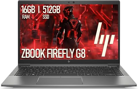 HP ZBook Firefly 14 G8 14" FHD Mobile Workstation Laptop, 11th Gen Quad-Core...