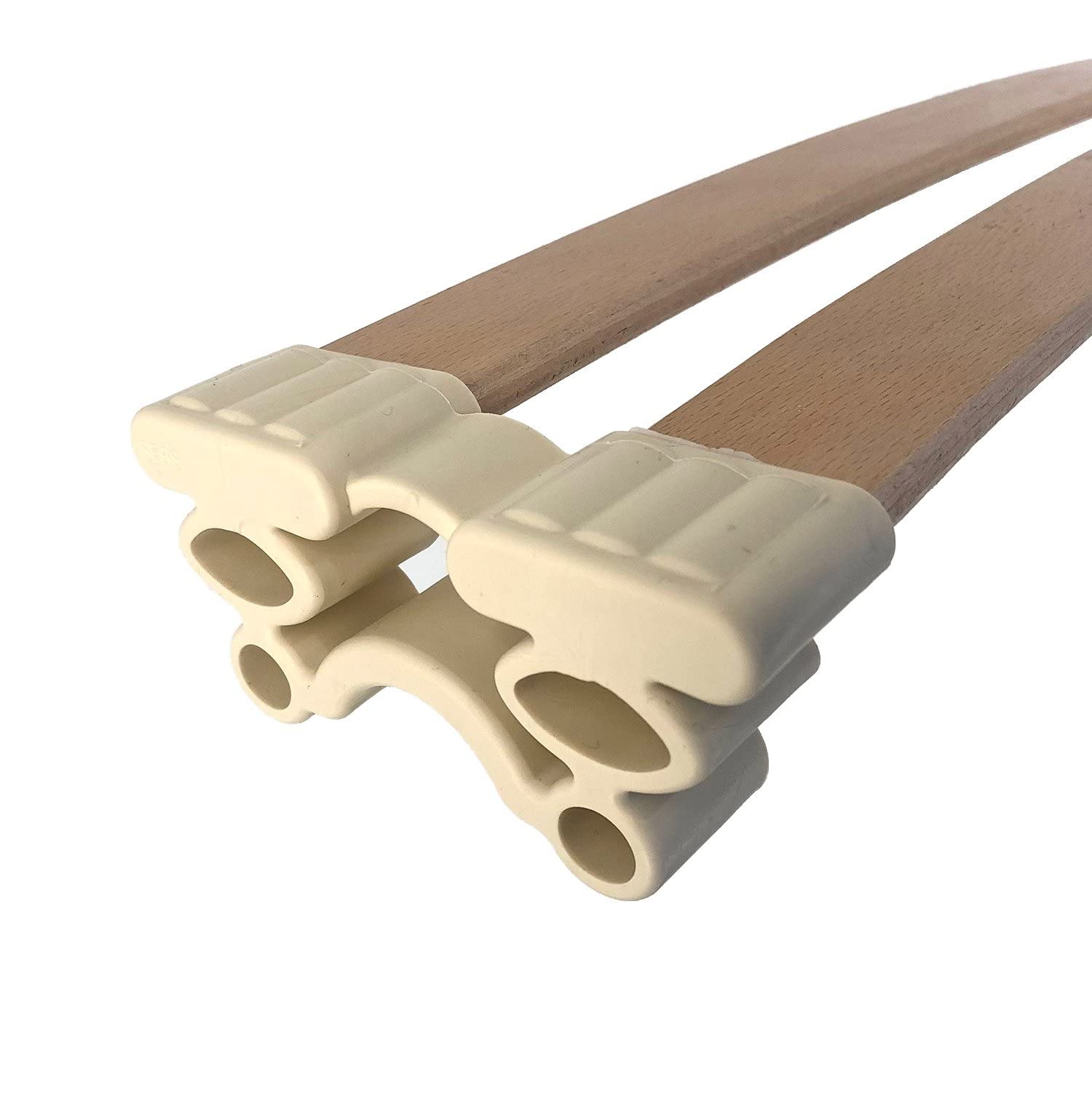 Soluko - Kit 4 Supporti ammortizzati porta doghe da 38mm a 2 posti mod. SEBS