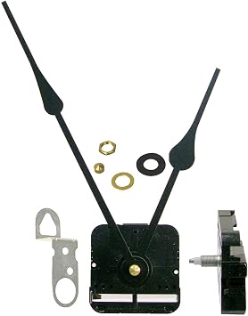 Takane Hi Torque Clock Movement With Hands to Fit Dials Up To 14 Inches in Diameter