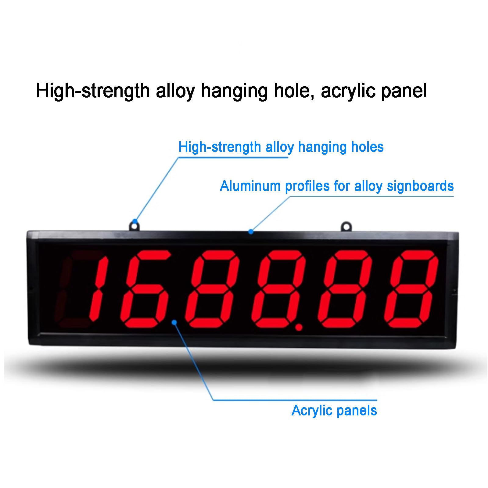Compteur Numérique LED, Compteur À 6 Chiffres Jusqu'à 999999, Distance De Détection Infrarouge Jusqu'à 10 M, avec Télécommande, pour Usines, Ateliers, Ligne De Production