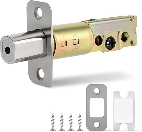 Pestillo de cerrojo ajustable con cierre de repuesto de 2-38 pulgadas o 2-34 pulgadas con caja de polvo para cerrojo de un solo cilindro
