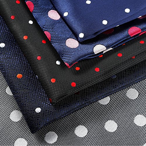 Jeatonge Pocket Square For Men Assorted 12 Pack (Style 01)