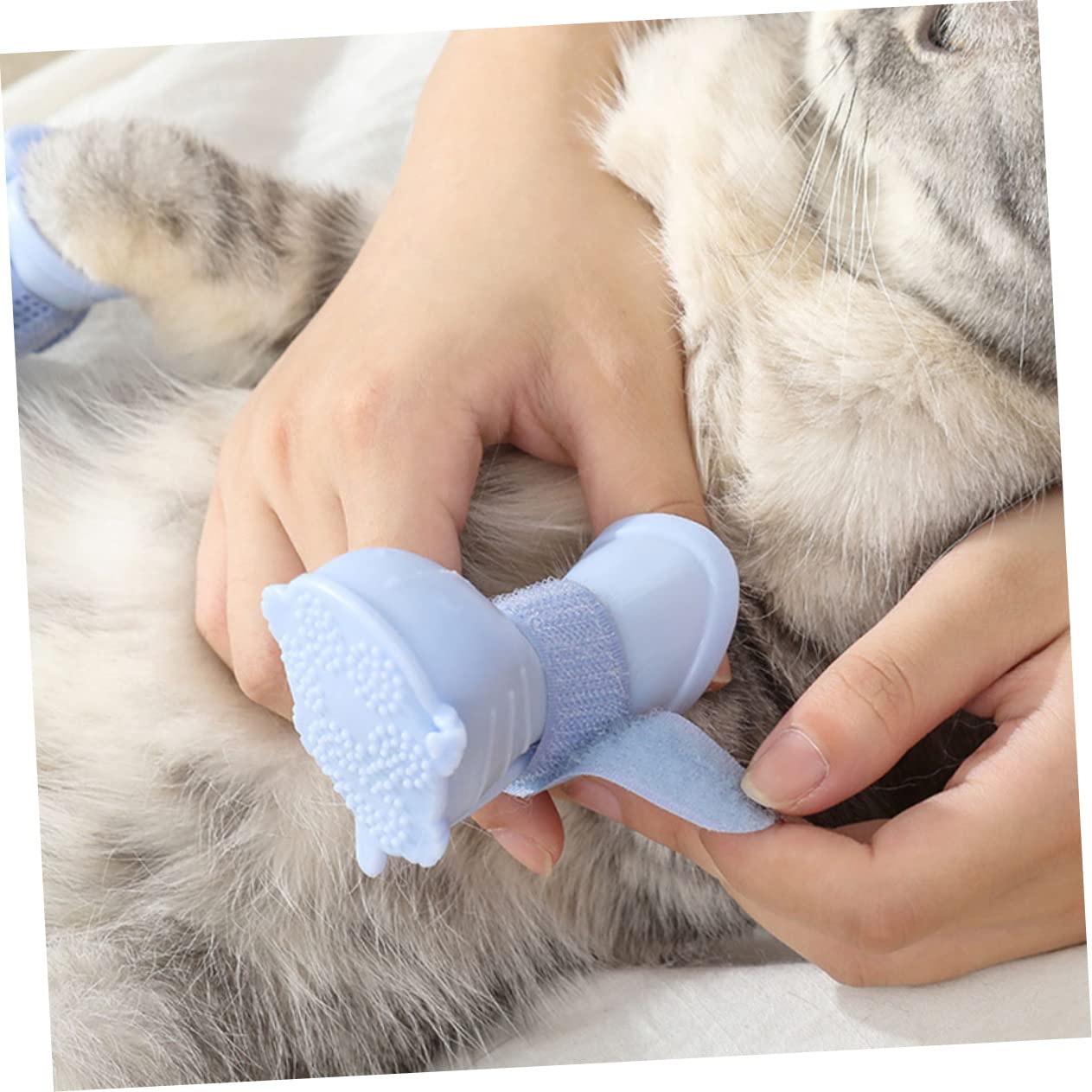 20 Pz Scarpe Impermeabili Stivali da Cucciolo Clima Canino Scarpe Invernali Puppy pupphub Scarpe da Pioggia per Animali Domestici Scarpe da Pioggia per Cuccioli Fare Un Passo Blue