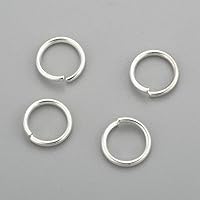 Vista 81 de 100 Piezas - Anillos de Enganche de Acero Inoxidable 304 - 7mm - Calibre 18 (1mm de Grosor)