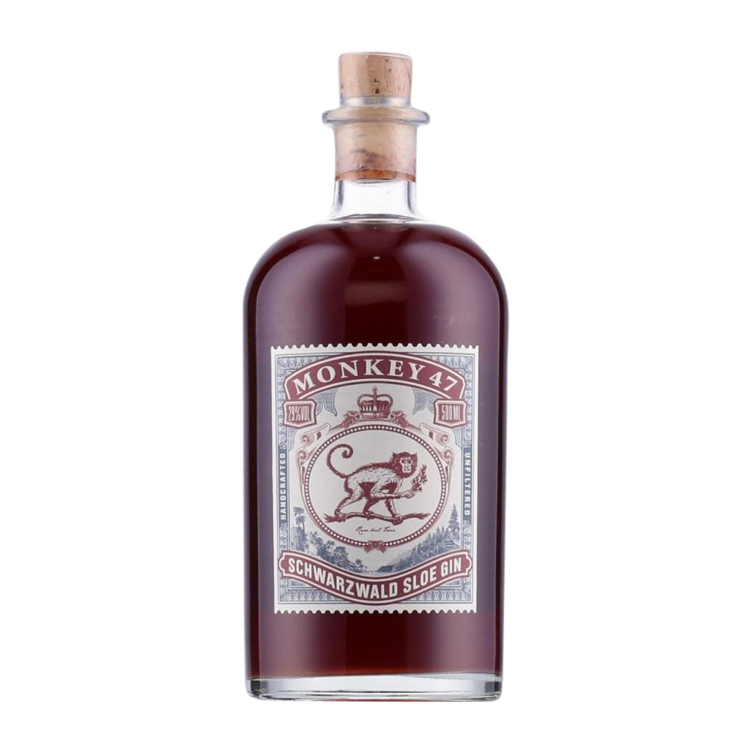 Ginebra Black Forest Monkey 47 Schwarzwald Sloe Gin Botella Medium 50 cl