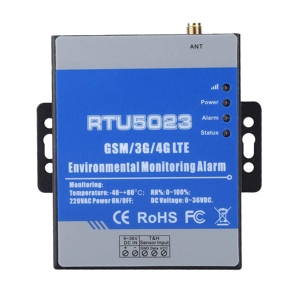 RTU5023 gsm de Alarma inalámbrico, Alarma de Monitor de Temperatura y Humedad, Humedad y Voltaje, Control Remoto de Llamadas telefónicas/SMS(YO)