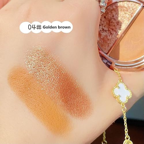 Miniatura 9 de Timipoo Sombra de ojos de doble color paleta de maquillaje de ojos de alto pigmento polvo de sombra de ojos de metal brillante mate sombra de ojos