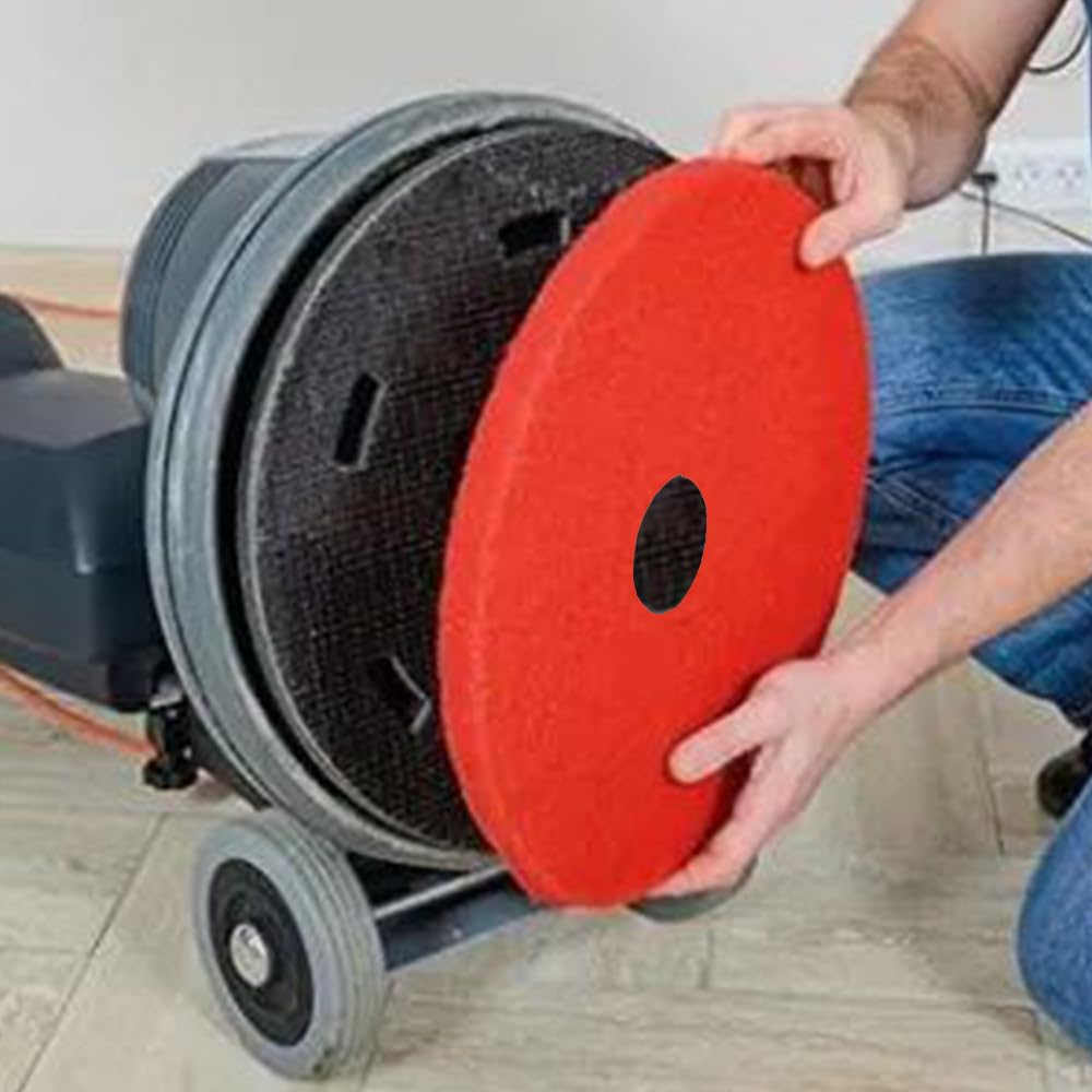 10 Discos Blancos Fibra Muy Blanda Limpieza y Pulido Suelos Multisuperficie | Ideal para abrillantado y mantenimiento diario. Proporciona un acabado brillante sin rayar la superficie.