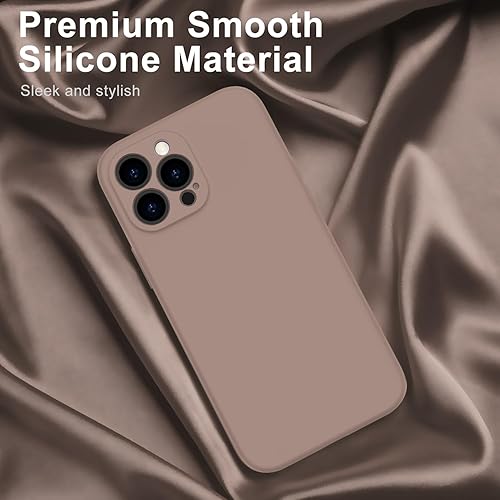 Miniatura 3 de Goodon Funda diseñada para iPhone 13 Pro con protector de pantalla, funda de silicona de ajuste delgado, forro de microfibra suave, funda protectora