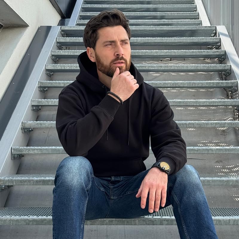 Image of Circle Clothing Men's Fleece Hoodie - Ultra Soft and Comfortable Hoodie - Heavy Weight Pullover Hoodies with Kangaroo Pocket