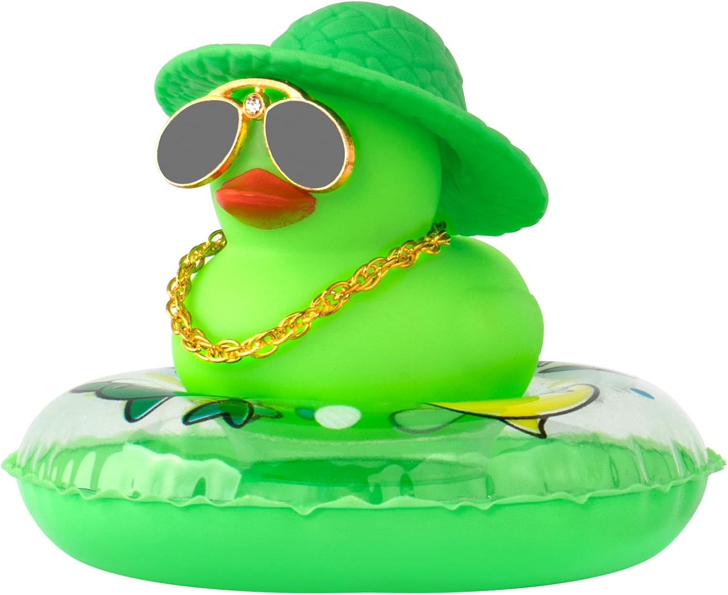 wonuu Car Duck Ornament Dashboard Decorations Rubber Duck Car for Car Dashboard