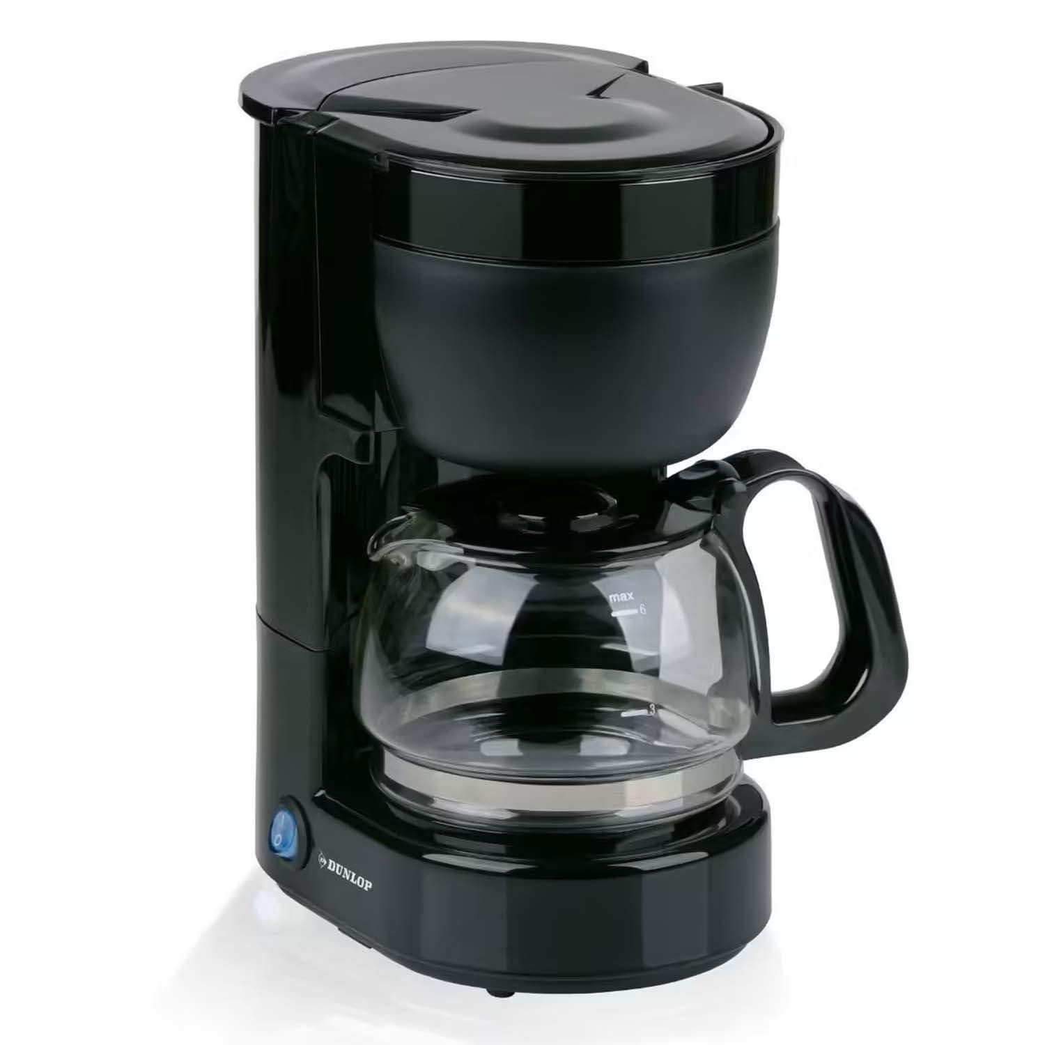 BM TOOLS Cafetière Voiture 12V 170W DUNLOP - Machine à Café Voyage & Camping-Car 0,65L, Prise Allume-Cigare avec Filtre Permanent Lavable
