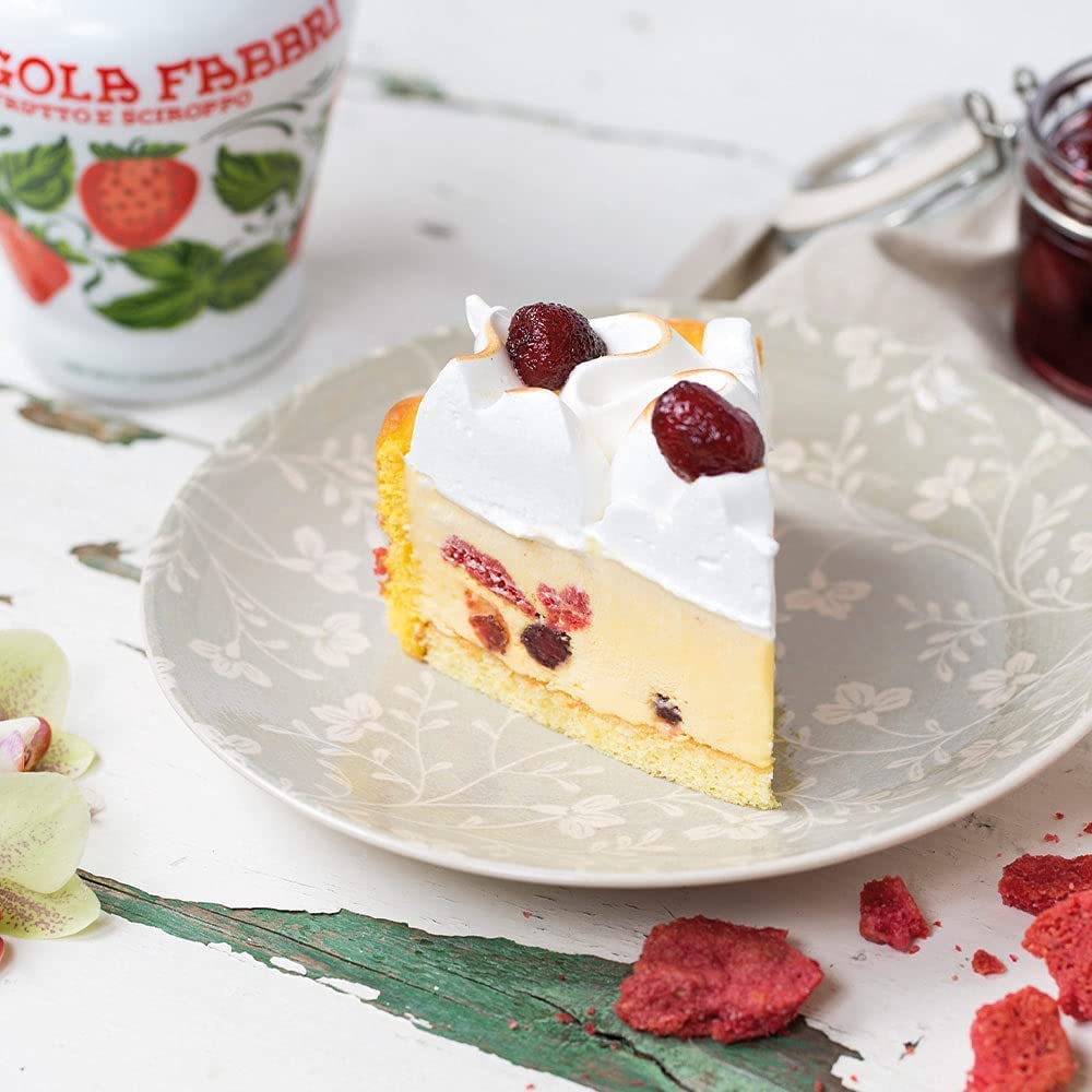 Fabbri - 3 fresas de 230 g de fresas en almíbar y Polpa italiana Gourmet