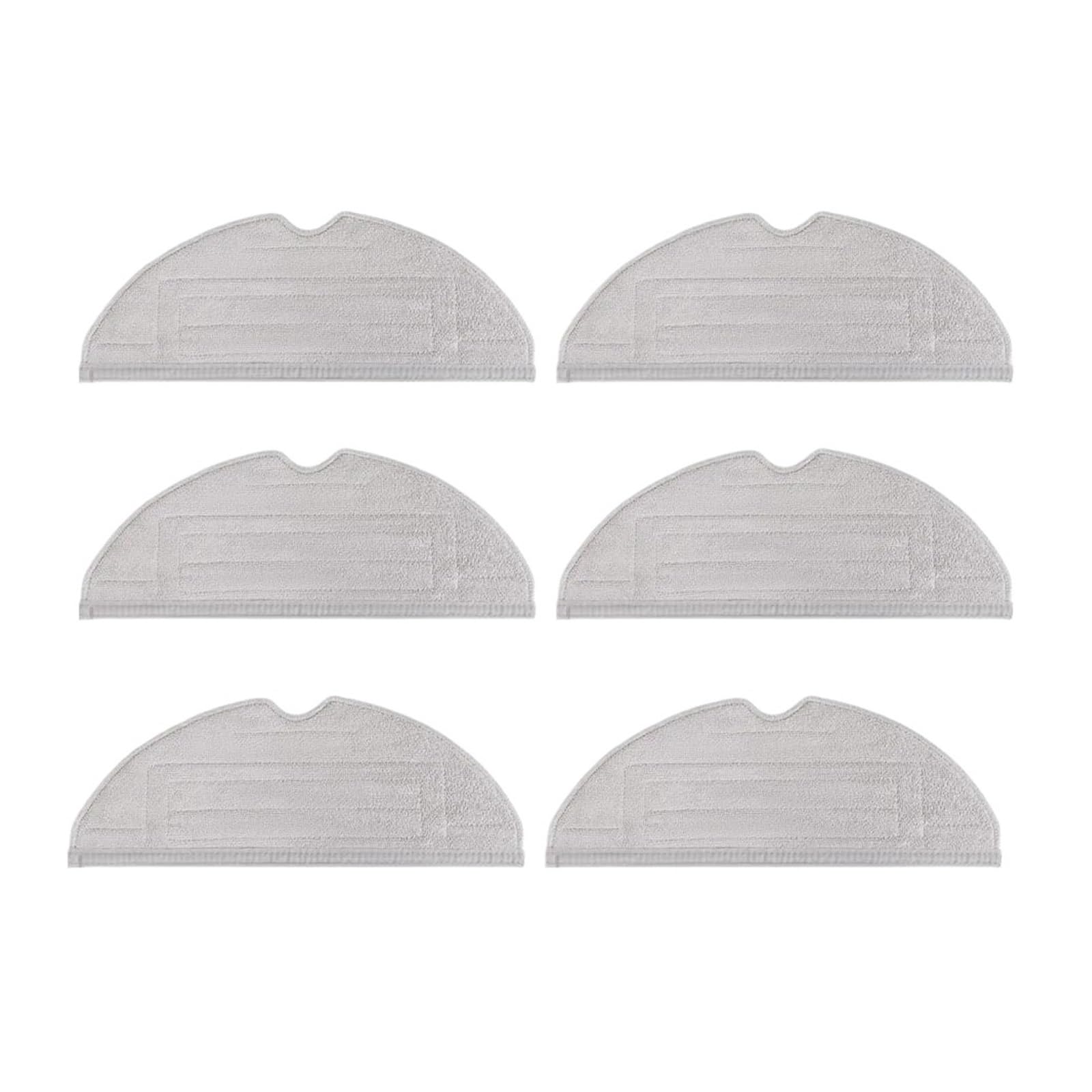 HIZON Mop Cloths ，Compatible For Roborock， S7 S8 S7Maxv Ultra S7Max S8Pro Ultra S7Maxv Plus S8+ S70 S75 T7S/G10/G10S/G10s Pro Vacuum Robot(6PCS)