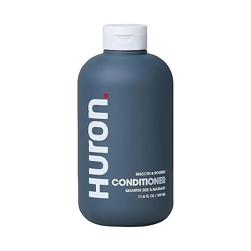 Huron - Acondicionador suave y nutritivo para hombre. Acondicionador ligero rehidrata mientras hidrata, suaviza el encrespamiento y restaura el