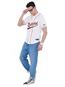 Shop The Arena: Los Angeles Lakers:Typography Baseball Shirt White gallery image
