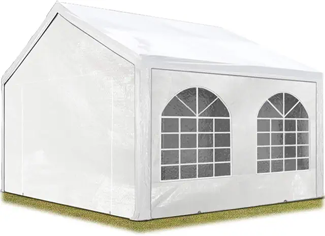 TOOLPORT 3x3m Heavy Duty Outdoor Canopy Tent with Galvanised Steel Frame