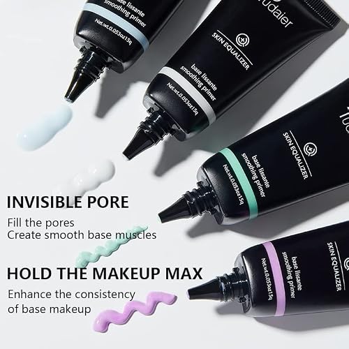Miescher Whitening Tone Up Cream, Hydrating Bb Cream Makeup Foundation Primer Isolation Cream Face Moisturizer Cream Concealer Pores Cover Blurring Pore Primer Natural Lightweight Smooth Facial Skin Color Corrector Liquid-1.59Oz (#04 White) #TOP2