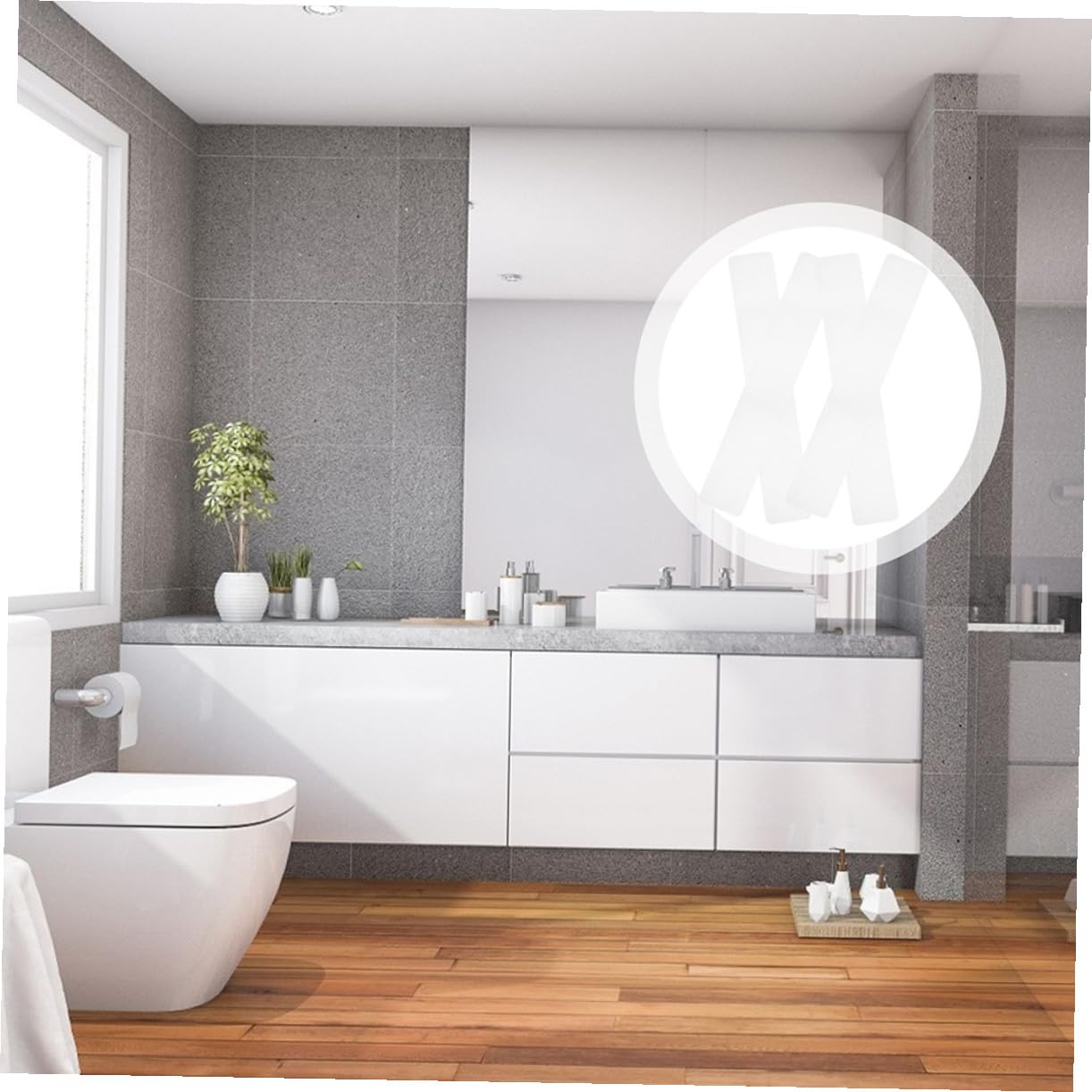 Hohopeti Tiras Antideslizantes Transparentes para Suelo 15x61 Cm 10 Unidades, Cinta de Seguridad para Escaleras y Baño, Adhesivo Resistente Peva para Ducha y Pisos Resbaladizos