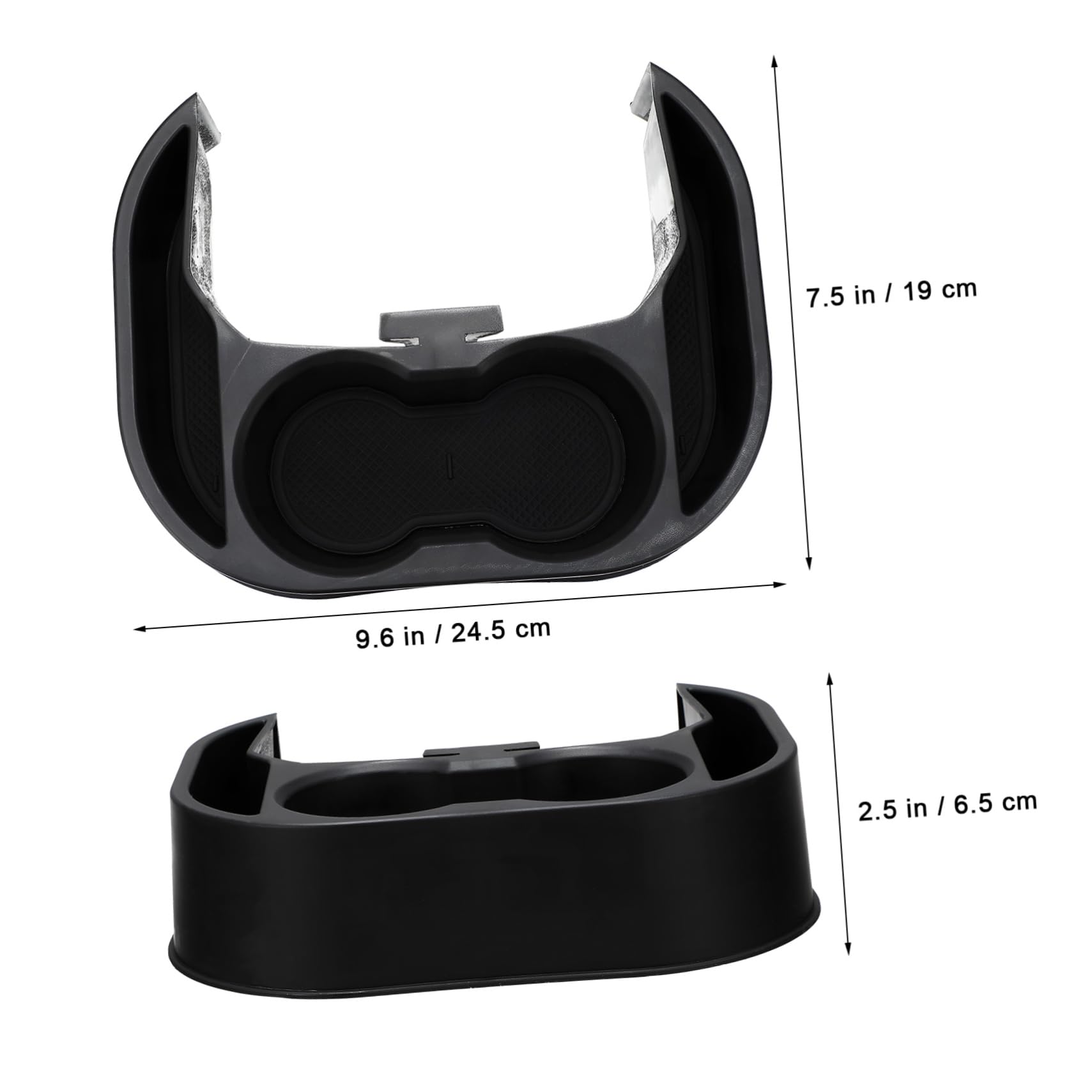 Mobestech Porta Bevande Per Auto Posteriore Organizer Per Seggiolino Accessori Per Organizzazione Auto Compatibile Con Facile Installazione e Design Elegante