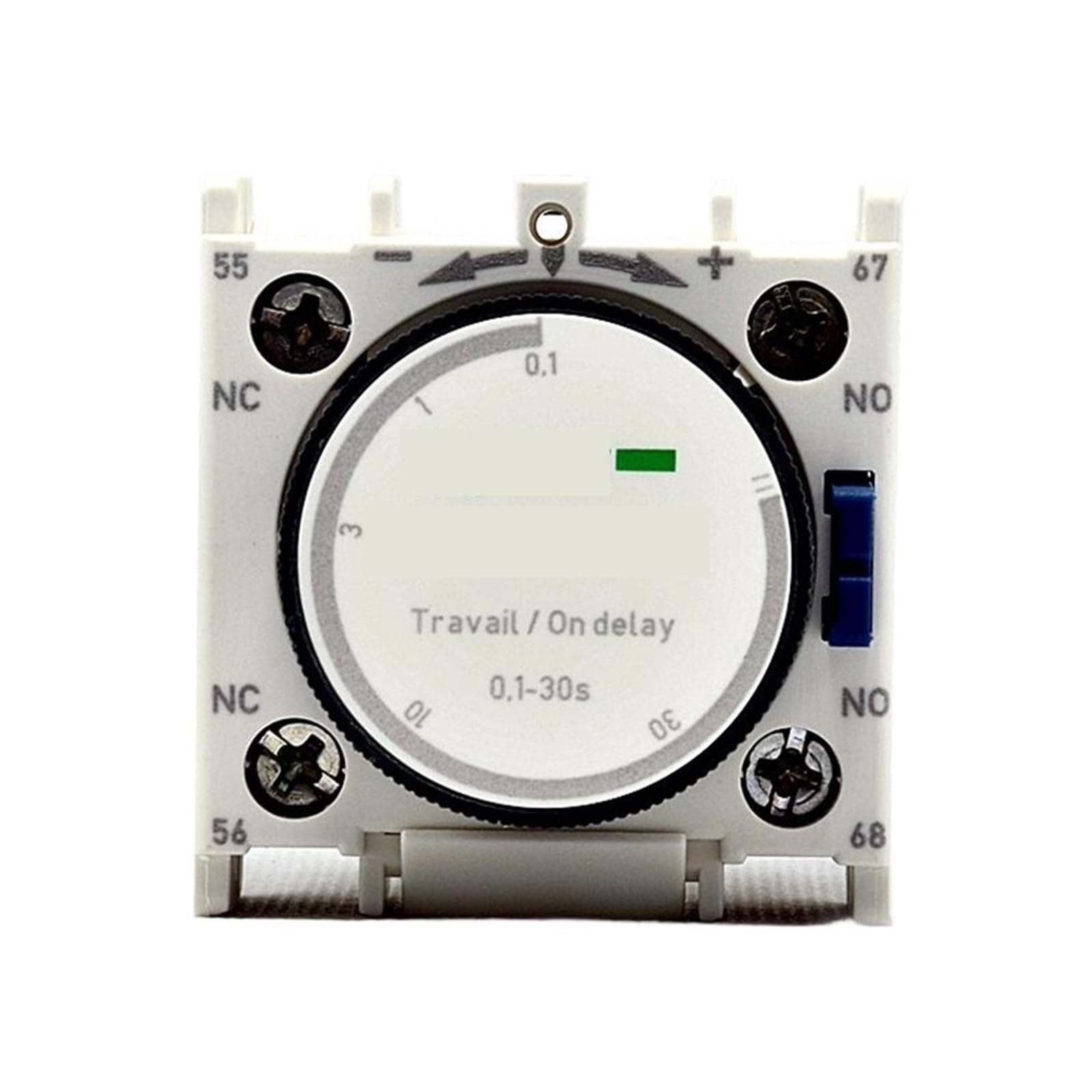YFHGULBTK LADT2 1-30S delay Block Switch-on LA-DT2 is Used for contactor Update to Black