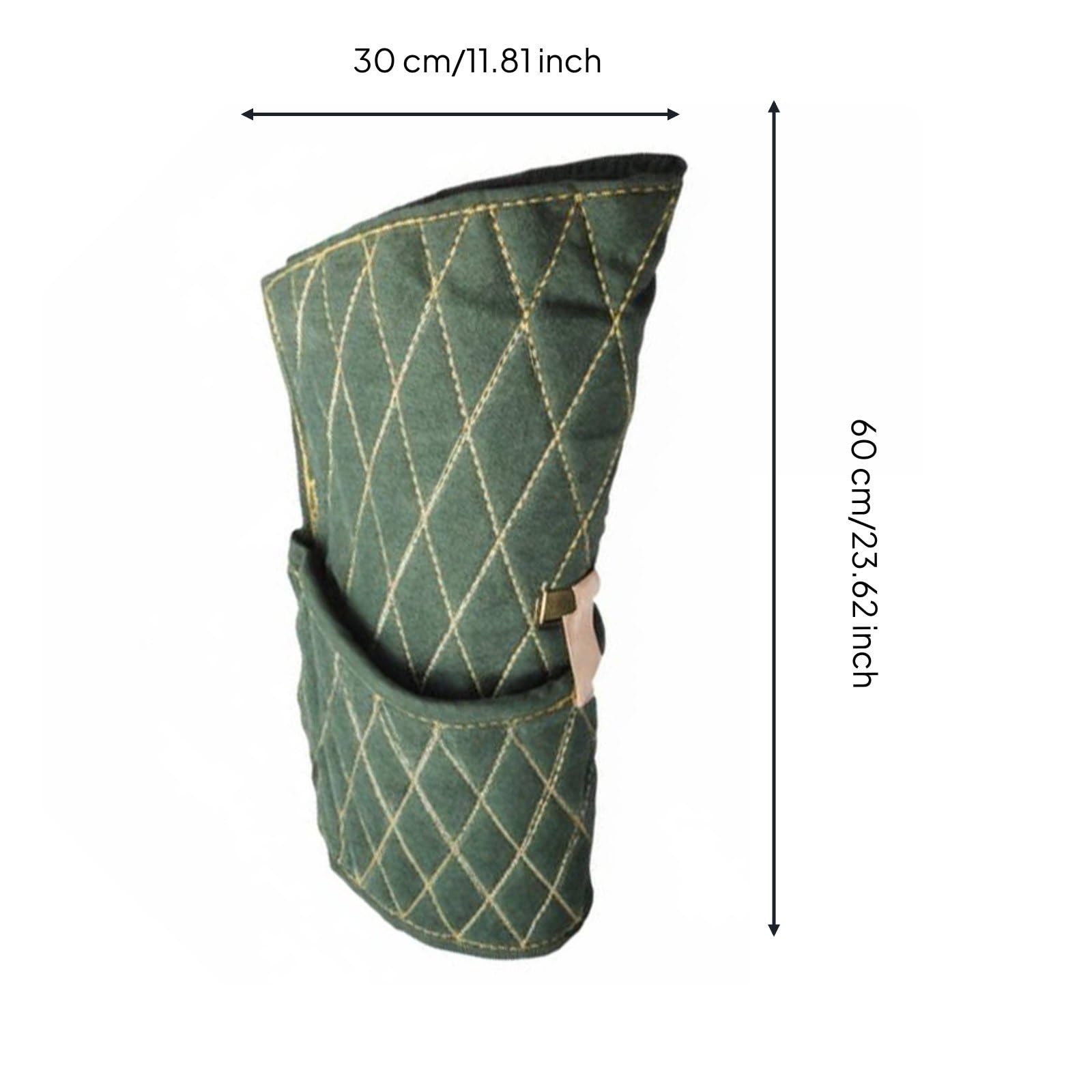 predolo Protector de Brazo para Entrenamiento de Perros Resistente a Mordeduras Manga de Mordisco para Adiestramiento Canino Acolchado Grueso para Exterior, Alta Densidad Verde