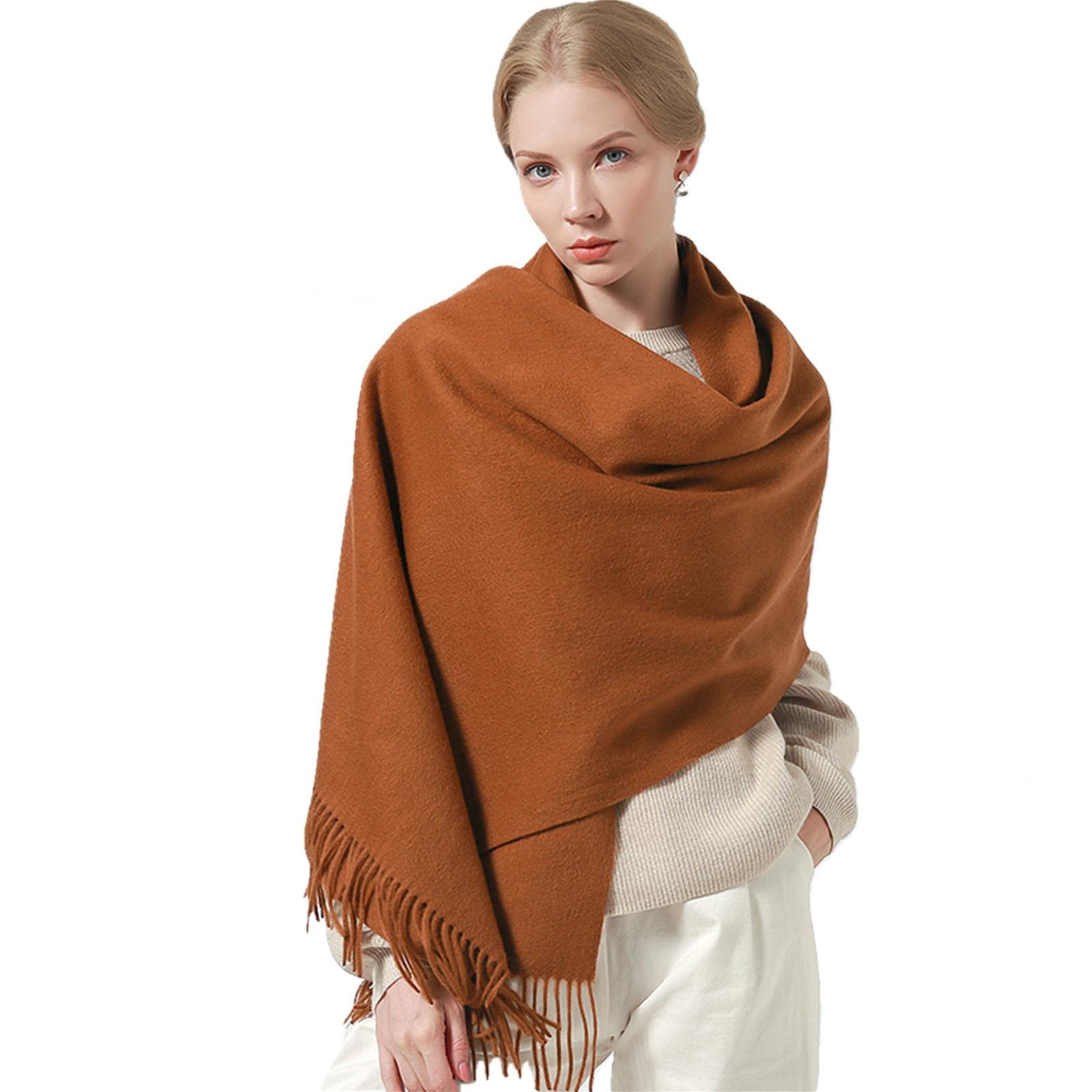 UKKO Sciarpa Sciarpa di Lana Donna Scialli Caldi Scialli Invernali Sciarpe in Lana Cashmere