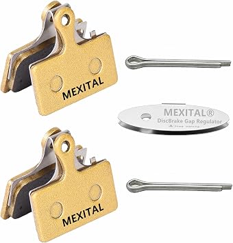 2 Pairs Sintered Disc Brake Pads, Bike Brake Pads fit for Shimano Deore M610 M615 M6000 SLX M666 M675 M7000 XT M785 M8000 Saint BR-M820 XTR M960 M985 M987 M988 M9000 M9020 Alfine BT-S700