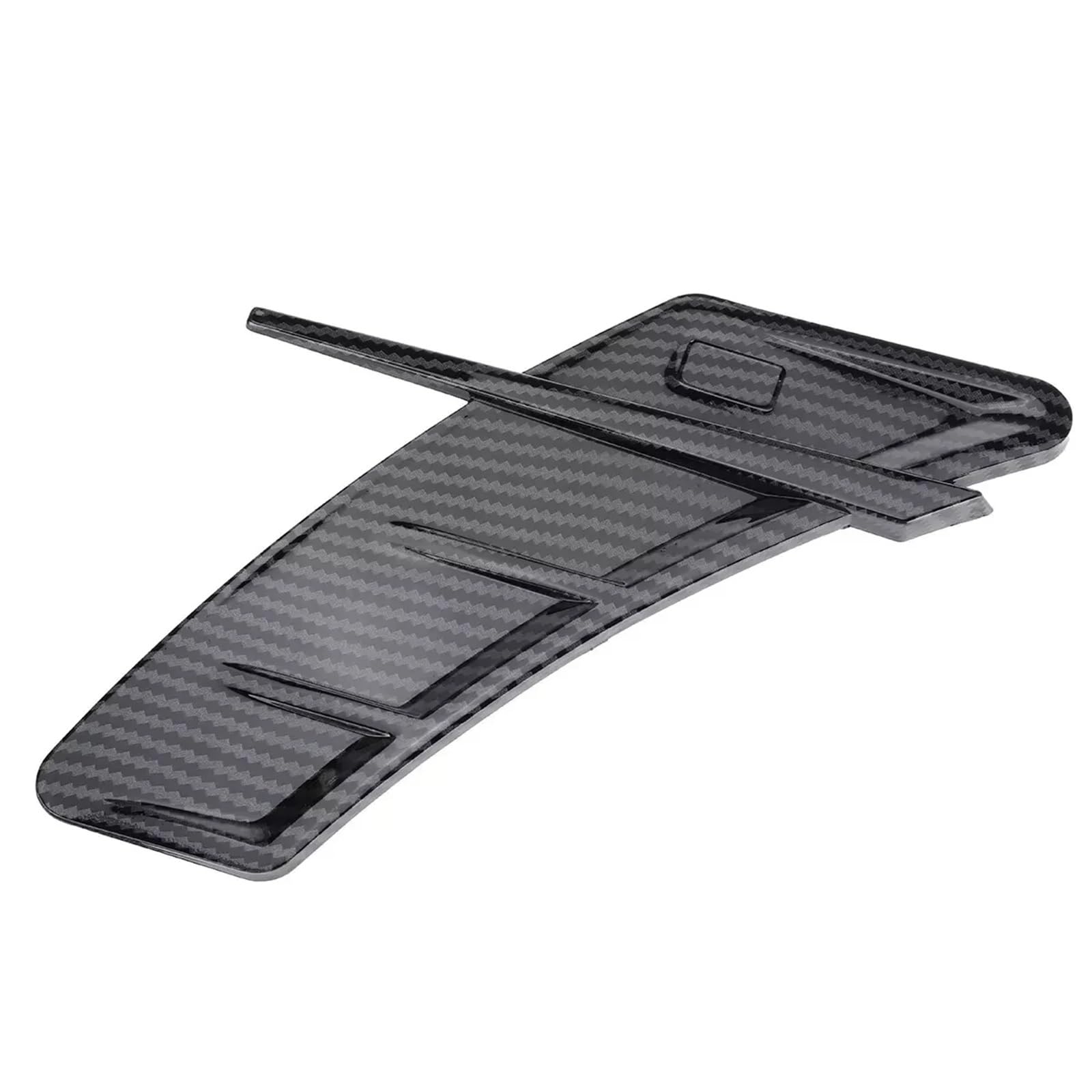Decorazione Laterale Parafango Misura per Audi A3 A4 A5 A6 A7 A8 Q3 Q5 Q7 RS5 RS6 RS7 S3 S4 S5 Car Air Flow Wing Vent Trim Side Fender Sticker d'Aria Presa d'Aria(Glossy Black)