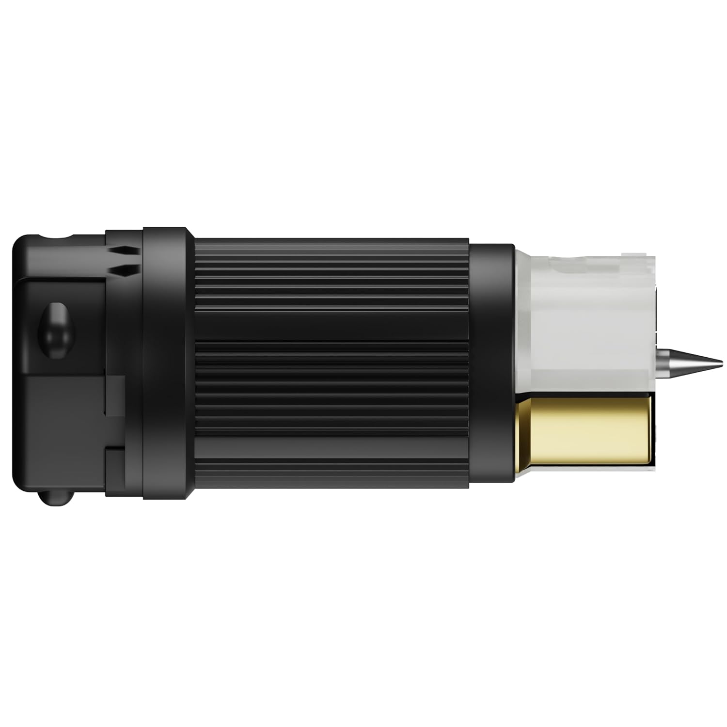HJP-CS6364C Twist Locking Connector 50 Amp by Journeyman-Pro, 125/250 Volt AC, (CS) California STD Polarized, 2P/4W, Black/White, 50A, UL Listed, SS2-50R, Heavy Duty Industrial 50 AMP 240V 250V (1)