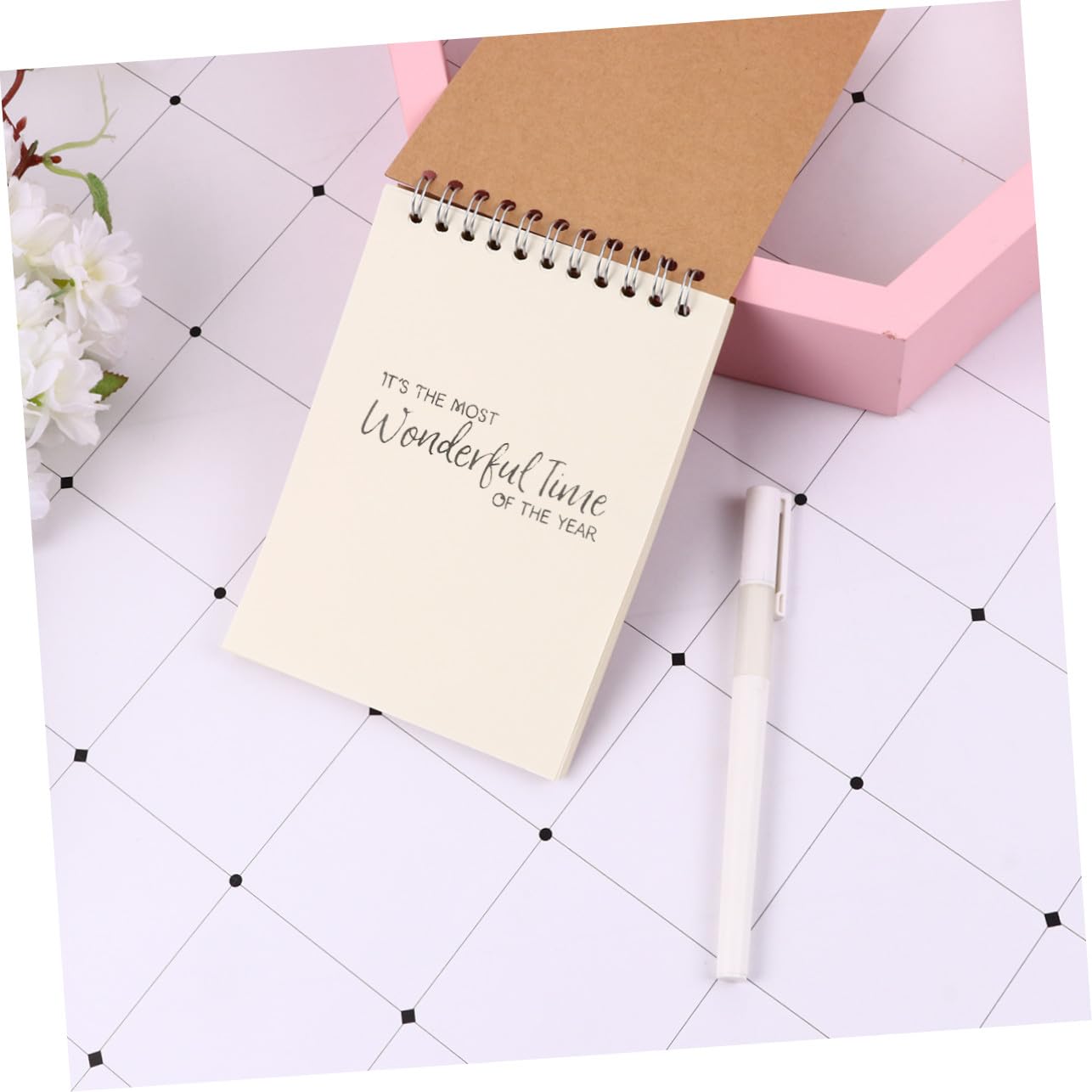 12 pièces Lot de Kraft à Spirale Cahier de Notes Vierge pour Étudiants Bureau et École pour Journaux Croquis et Prise de Notes