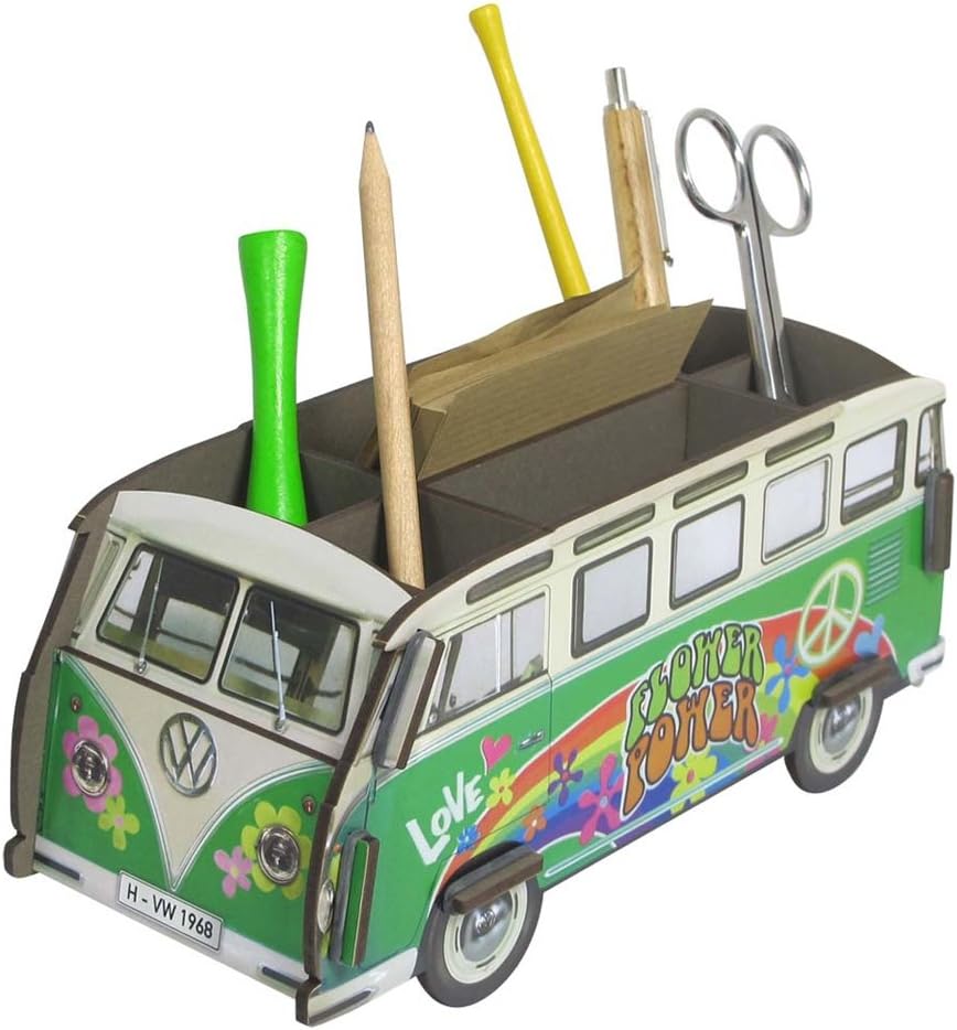 Werkhauswe2007 Pencil Holder with vw Camper Van Design Hippie