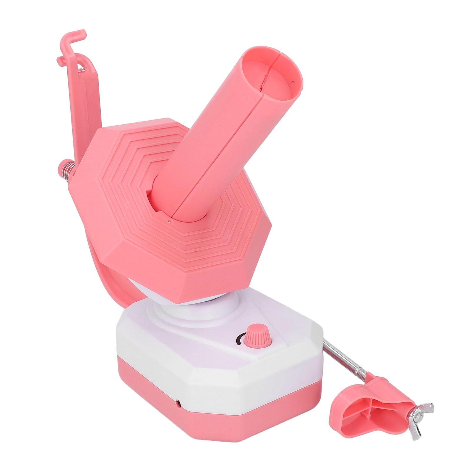 Electric Yarn Winder, Yarn Ball Winder Yarn Spinner for Crocheting Automatic Yarn Cake Winder for Knitting Enthusiast Crochet Lovers Sewing Accessories Pink