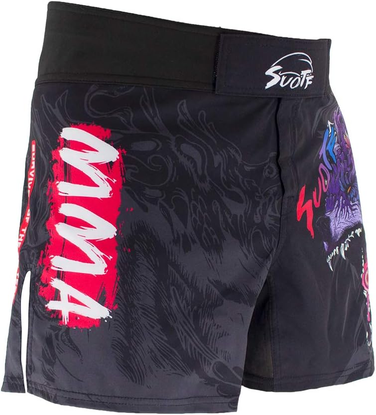 MMA Shorts for Men Fight Shorts Men BJJ Boxing Trunks for Men Grappling - Image 7