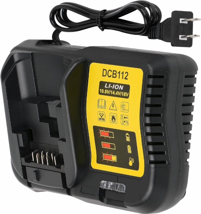 2x Batteries 18V 5.0Ah Remplacement Pour Dewalt - Compatible DCB200, DCB201, Etc. - Avec Indicateur LED
