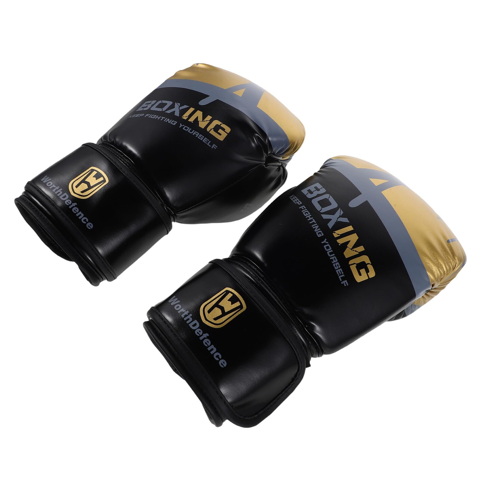 Guantes de Entrenamiento de Boxeo 12oz para Adultos Hombre Acolchados Espuma de Alta Densidad Cierre Ajustable de Gancho y Bucle Transpirables para Taekwondo Sparring y