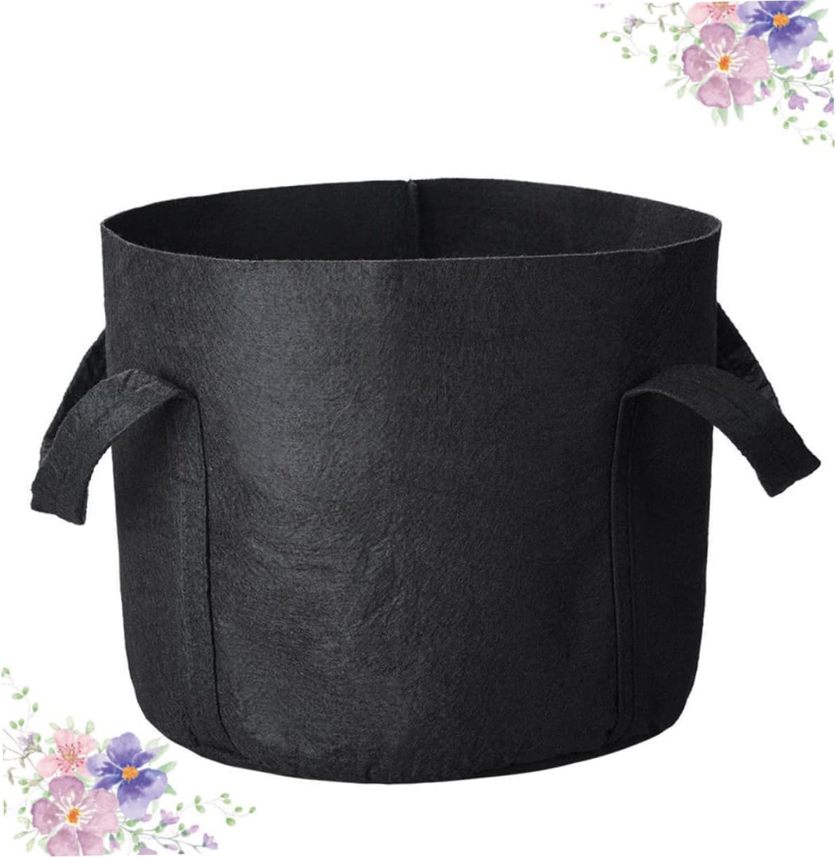 6pcs Felt Planting Pouch Garden Planter Reusable Insulated Bag for Outdoor Indoor Plants