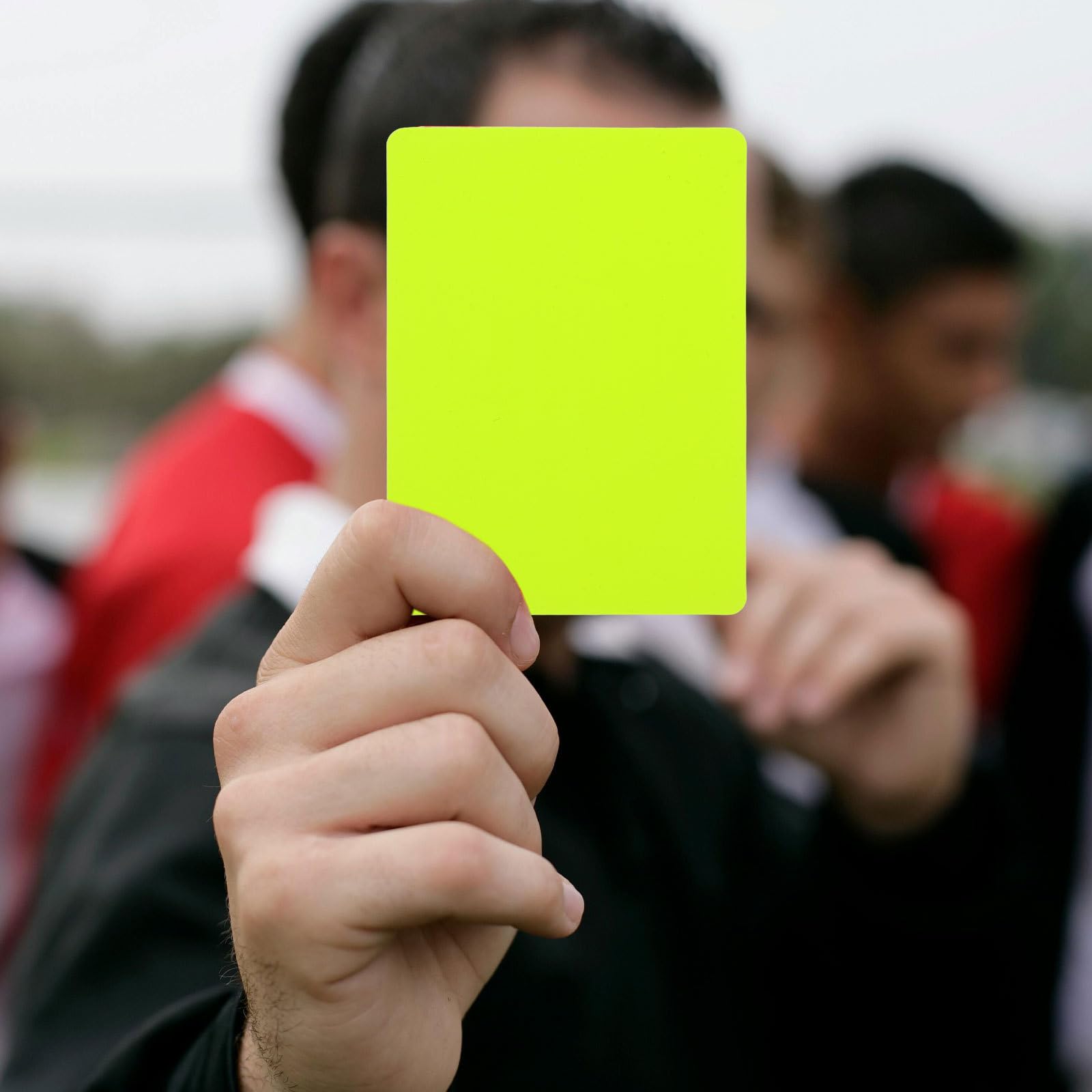 TOYANDONA Juego De 6 Tarjetas De Árbitro De Fútbol Profesional Rojo Amarillo Azul PVC Tarjetas De Penalización Oficiales para Árbitros En Competiciones Deportivas