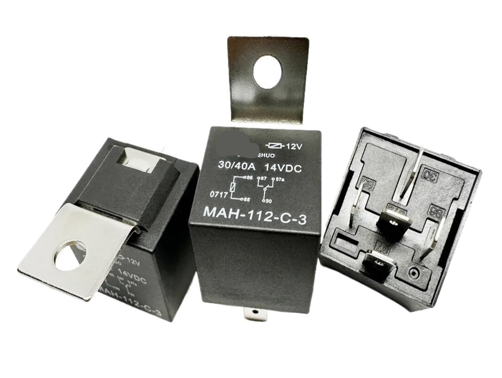 Yzwrwrmktb One Color 1Pc Mah-112-C-3 (V4-1C-12V-40A) Relay 5 Pins