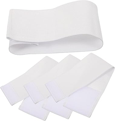 CORHAD 4Pcs Soccer Captain Armband White Sleeve Soccer Adjustable Captains Armband Football Armband Blank Football Badge Soccer Soccer Captain Armband Youth Soccer Armband