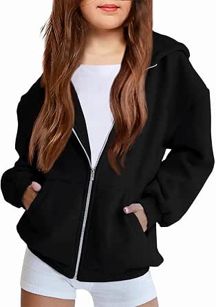 Sweat à Capuche Polaire Zippé Gymboree – Fille Taille 5/6 – Occasion Très Bon état