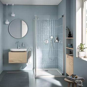 GROHE 14468000 Concetto Shower Valve Trim Kit with Pressure Balance Cartridge, Starlight Chrome