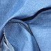 Indigo Blue 4.8 oz 100% Cotton Denim Chambray Fabric,56 Inches Wide, by The Yard