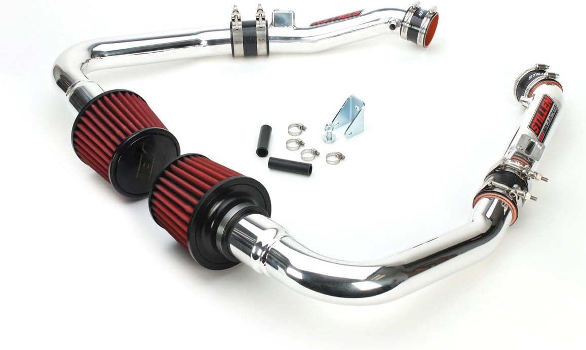 STILLEN 402852DF Generation 3 Ultra Long Tube Dual Intake Kit With Dry Filter - 09-16 Nissan 370Z